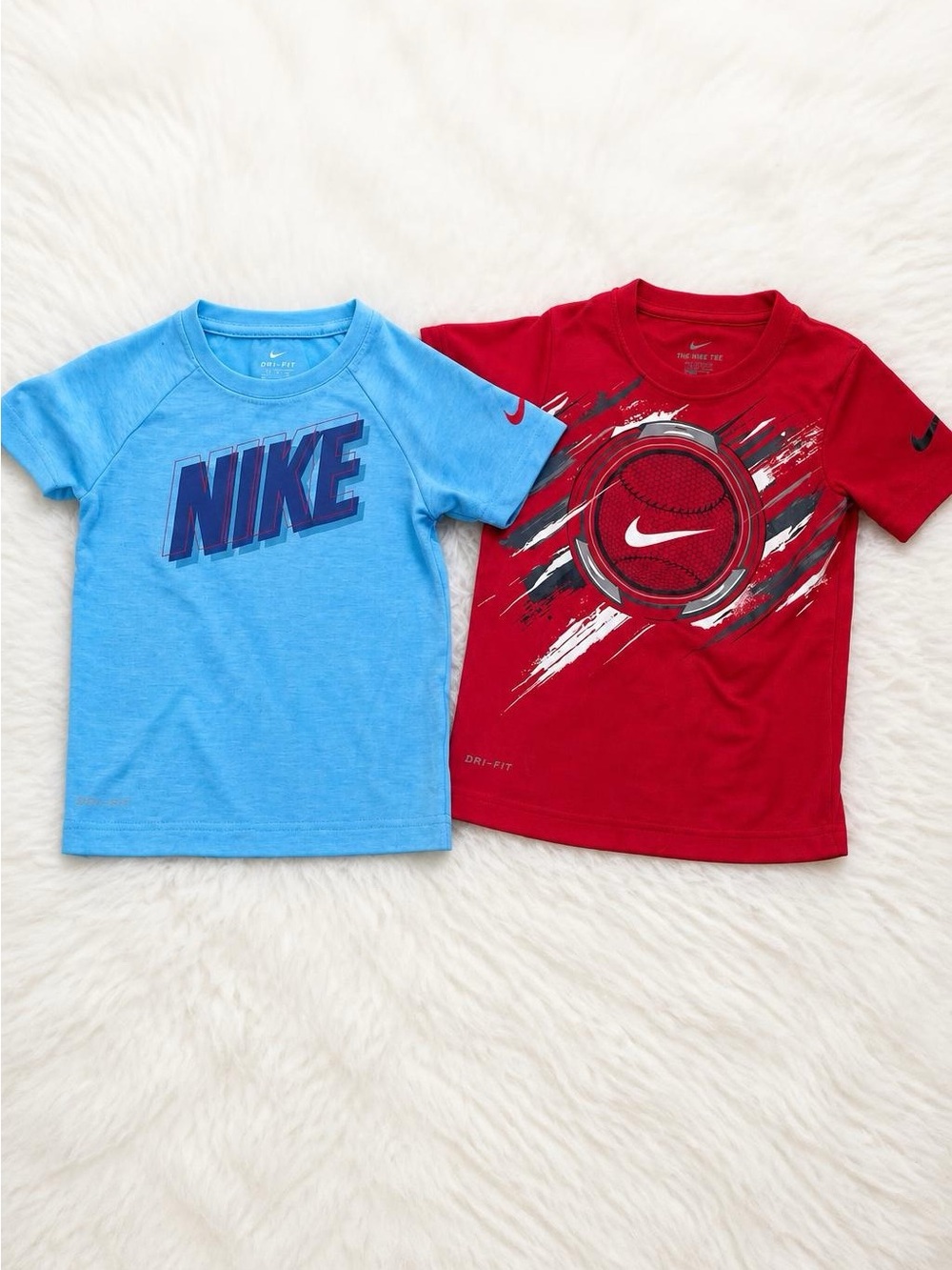 Kids Nike Dri‑Fit Graphic & Logo T‑Shirts XS 3‑4Y Great Condition Bundle